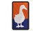 Duck From the Front Silhouette Multi-Color Embroidered Iron-On or Hook & Loop Patch Applique